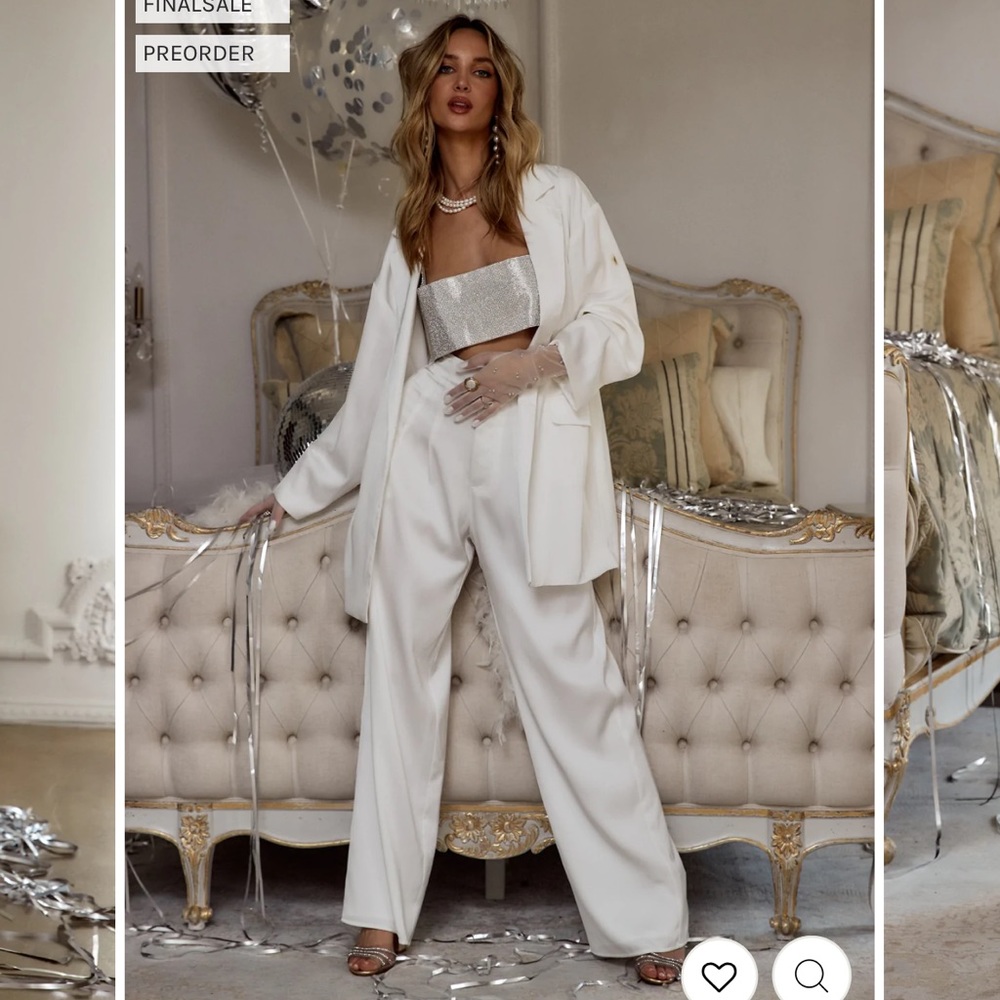 White Satin Trousers 12th Tribe